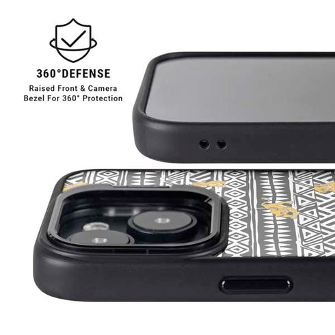 Disney The Lion King Simba Tribal Print iPhone 14 Kickstand Case